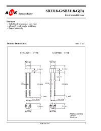 Datasheet SB3318-G manufacturer AUK