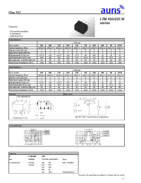 Datasheet LTM450W manufacturer Auris
