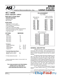 Datasheet MT5C1001C-25/883C manufacturer Austin
