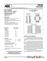 Datasheet MT5C6408C-12L/XT manufacturer Austin