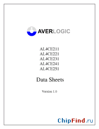 Datasheet AL4CE211 manufacturer AverLogic