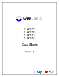 Datasheet AL4CX273 manufacturer AverLogic
