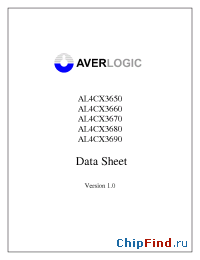 Datasheet AL4CX3660 manufacturer AverLogic