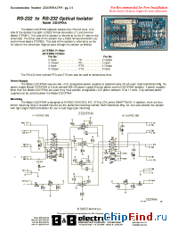 Datasheet MODEL232OPINA manufacturer B&B Electronics