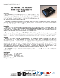 Datasheet MODEL485RPTR manufacturer B&B Electronics