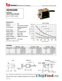 Datasheet SD0520N manufacturer Bicron