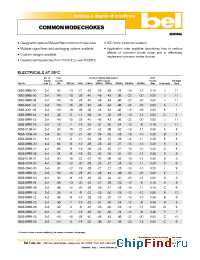 Datasheet 0553-3965-08 manufacturer BEL Fuse