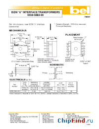 Datasheet 0559-5683-00 manufacturer BEL Fuse
