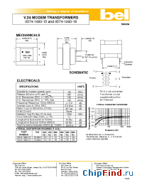 Datasheet 0574-1000-16 manufacturer BEL Fuse