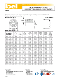 Datasheet 0581-0256-25 manufacturer BEL Fuse