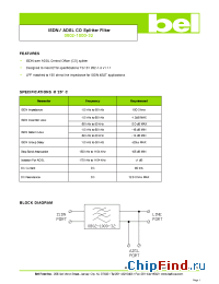 Datasheet 0802-1000-32 manufacturer BEL Fuse