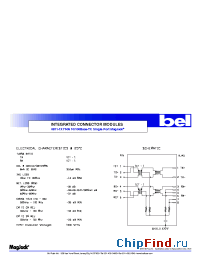 Datasheet 0811-1X1T-06 manufacturer BEL Fuse