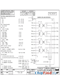 Datasheet 0845-2R1T-H7 manufacturer BEL Fuse