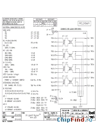 Datasheet 0845-2R1T-J2 manufacturer BEL Fuse