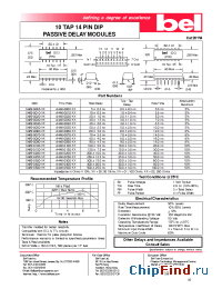 Datasheet A446-0010-50 manufacturer BEL Fuse