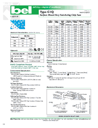 Datasheet C1Q250 manufacturer BEL Fuse