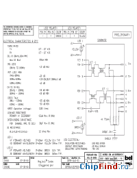 Datasheet C893-1AX1-E1PB manufacturer BEL Fuse