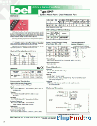 Datasheet SMP1.25 manufacturer BEL Fuse