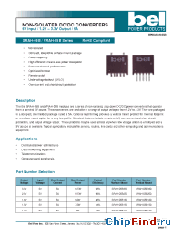 Datasheet SRAH-05B250 manufacturer BEL Fuse