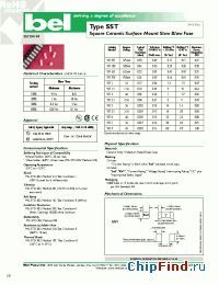 Datasheet SST375 manufacturer BEL Fuse