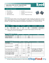 Datasheet V7AH-01FX2N manufacturer BEL Fuse