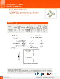 Datasheet SM1206UV-395-IL manufacturer Bivar