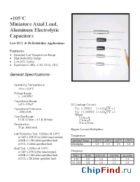Datasheet 40D manufacturer Barker Microfarads