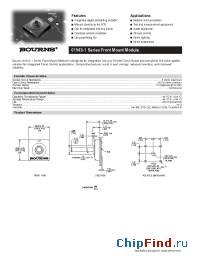 Datasheet 01943-1 manufacturer Bourns