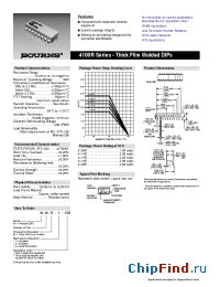 Datasheet 4108R-2-RC manufacturer Bourns