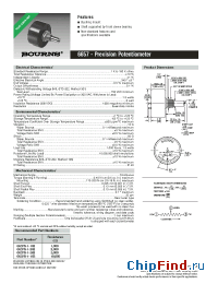 Datasheet 6657 manufacturer Bourns
