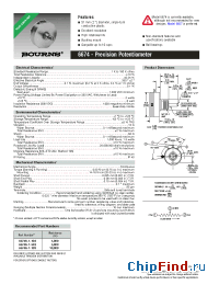 Datasheet 6674S-1-103 manufacturer Bourns