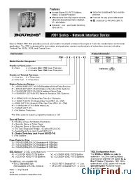 Datasheet 7091-41-DB2-A1 manufacturer Bourns