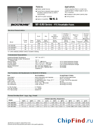 Datasheet MF-R055/90 manufacturer Bourns
