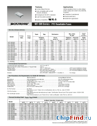 Datasheet MF-SM030 manufacturer Bourns