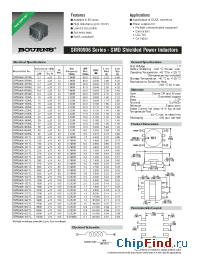 Datasheet SRR0906-2R7ML manufacturer Bourns