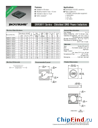 Datasheet SRR3011 manufacturer Bourns