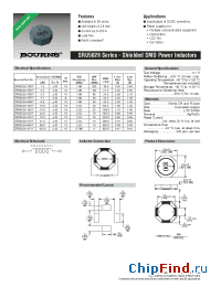 Datasheet SRU5028 manufacturer Bourns