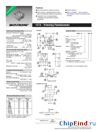 Datasheet TC33X-2-103G manufacturer Bourns