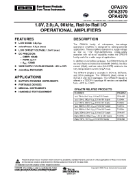 Datasheet TLV224X manufacturer Burr-Brown