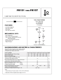 Datasheet FR156 manufacturer Bytes