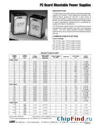 Datasheet 1.15.400-115 manufacturer Calex