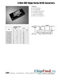 Datasheet 12S3R3.700SMT manufacturer Calex