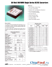 Datasheet 24S12.2500MHW manufacturer Calex