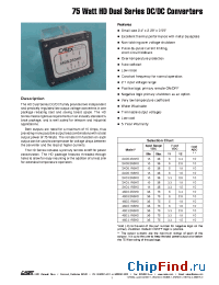 Datasheet 48D3.1R5HD manufacturer Calex