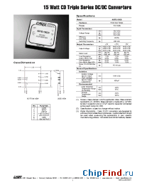 Datasheet 48T5.15CD manufacturer Calex