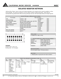 Datasheet CC5003FBWP manufacturer CalMicro