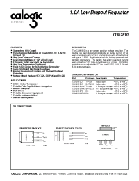 Datasheet CLM2810U-X manufacturer Calogic