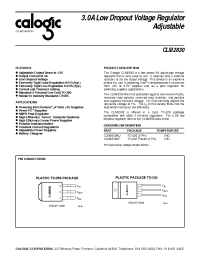 Datasheet CLM2830AT manufacturer Calogic