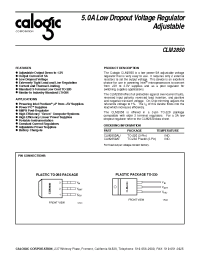 Datasheet CLM2850 manufacturer Calogic