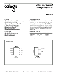 Datasheet CLM2930AS-X manufacturer Calogic
